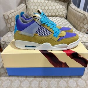 Jordan 4 x Union Dessert Moss size 12 new